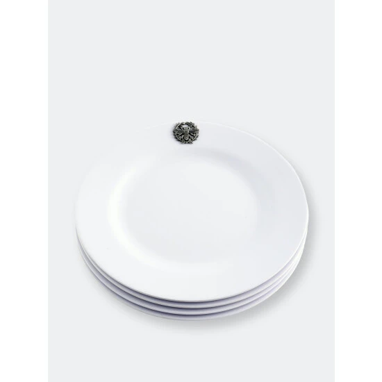 Arthur Court Designs Bee Melamine Lunch Plates - Set Of 4 Dinnerware & Flatware - Image 4