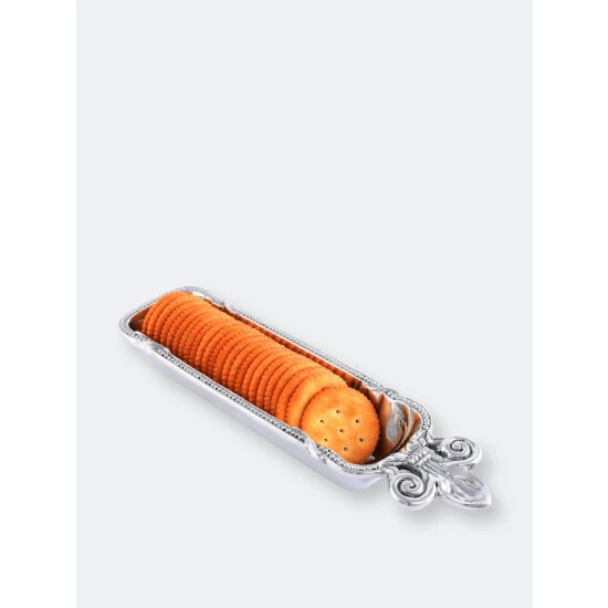 Arthur Court Designs Fleur De Lis Cracker Serving Tray Serveware