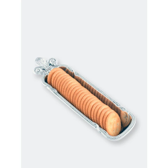 Arthur Court Designs Fleur De Lis Cracker Serving Tray Serveware - Image 4