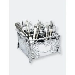 Arthur Court Designs Grapevine Flatware Caddy Dining & Tabletop