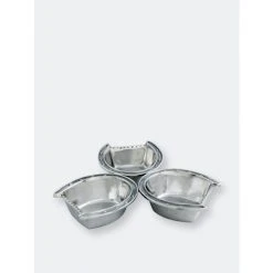 Arthur Court Designs Horseshoe 3-Bowl Bowl Dinnerware & Flatware