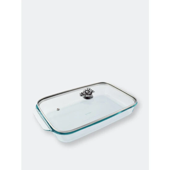 Arthur Court Designs Grape Lid With Pyrex 3 Quart Baking Dish Bakeware