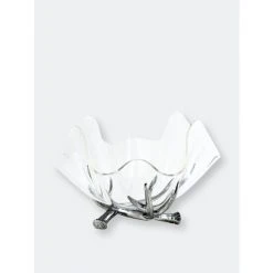 Arthur Court Designs Antler Stand Acrylic Bowl 14 Dinnerware & Flatware
