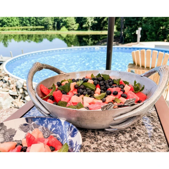 Arthur Court Designs Antler Large Bowl Dinnerware & Flatware - Image 4