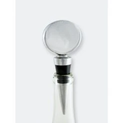Arthur Court Designs Engravable Oval Bottle Stopper Barware