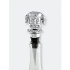 Arthur Court Designs Mardi Gras Bottle Stopper Barware
