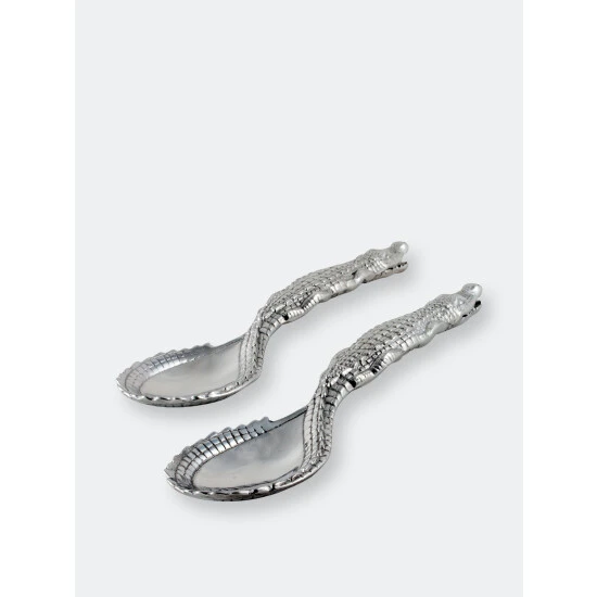 Arthur Court Designs Alligator Figural Serving Set Serveware - Image 5