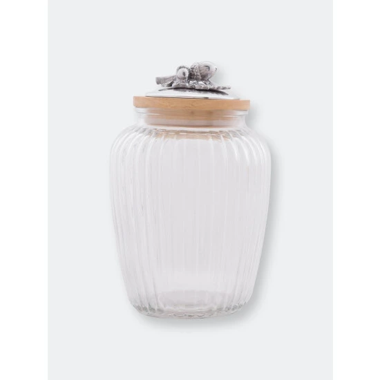 Arthur Court Designs Acorn Oak Glass Canister Serveware - Image 3