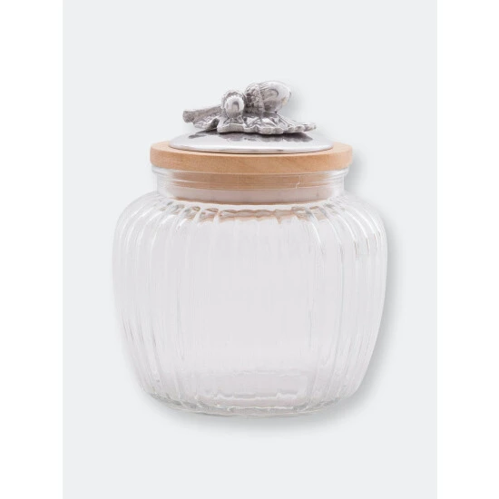 Arthur Court Designs Acorn Oak Glass Canister Serveware - Image 5