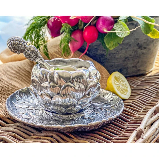 Arthur Court Designs Artichoke Condiment Set 3 Piece Tools & Accessories