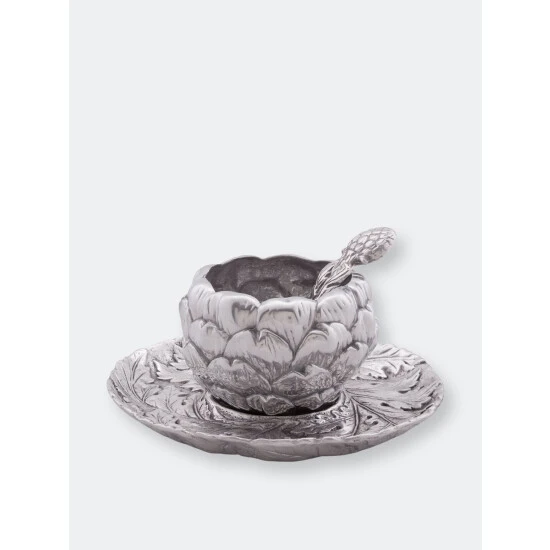 Arthur Court Designs Artichoke Condiment Set 3 Piece Tools & Accessories - Image 3