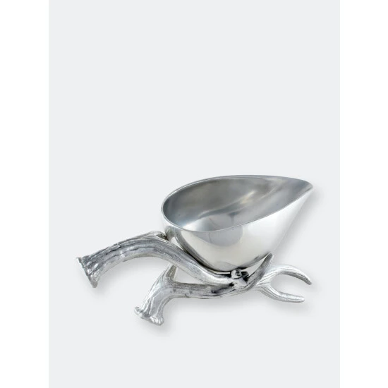 Arthur Court Designs Antler Gravy Boat Serveware - Image 4