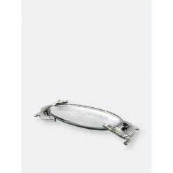 Arthur Court Designs Alligator Centerpiece Tray Serveware