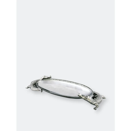 Arthur Court Designs Alligator Centerpiece Tray Serveware