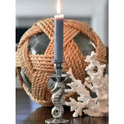 Arthur Court Designs Sea Horse Candle Holder Decorative Accents