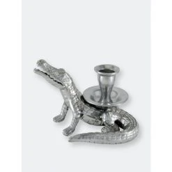 Arthur Court Designs Alligator Taper Candle Holders Decorative Accents