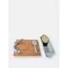 Arthur Court Designs Antler Bamboo Cheese Set Serveware
