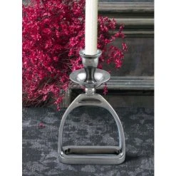 Arthur Court Designs Equestrian Stirrup Candlestick Decorative Accents