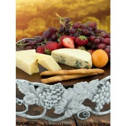 Arthur Court Designs Grape Cheese Pedestal Knives & Cutting Boards