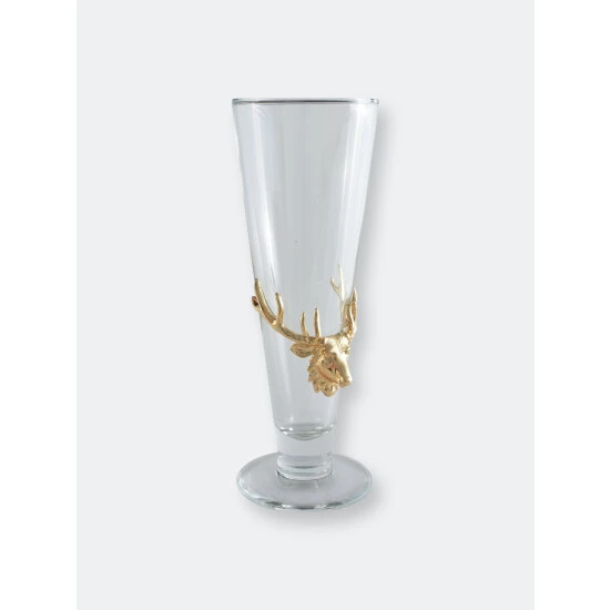 Arthur Court Designs Antler 24k Gold Plated Pilsner Drinkware - Image 2