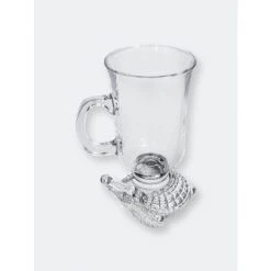Arthur Court Designs Alligator Glass Mugs Drinkware