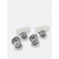 Arthur Court Designs Turkey Placecard Holder Dinnerware & Flatware