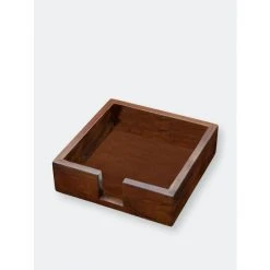 Arthur Court Designs Acacia Cocktail Napkin Box Serveware