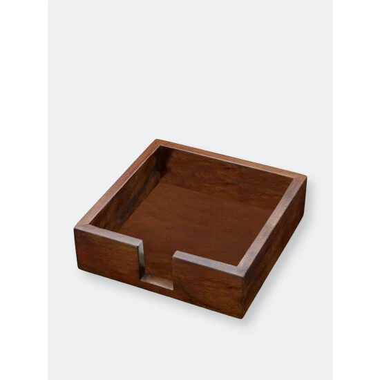 Arthur Court Designs Acacia Cocktail Napkin Box Serveware