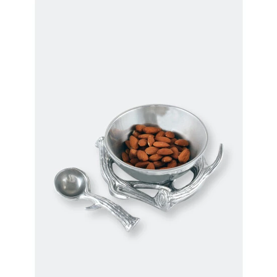 Arthur Court Designs Antler Condiment Server Serveware - Image 3