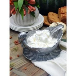 Arthur Court Designs Turkey 3-Piece Condiment Set Serveware