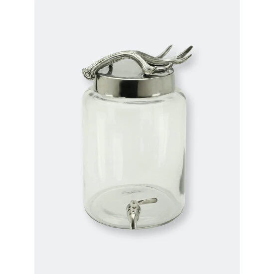 Arthur Court Designs Antler Beverage Server Round Serveware - Image 2