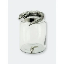 Arthur Court Designs Alligator Beverage Server Round Serveware