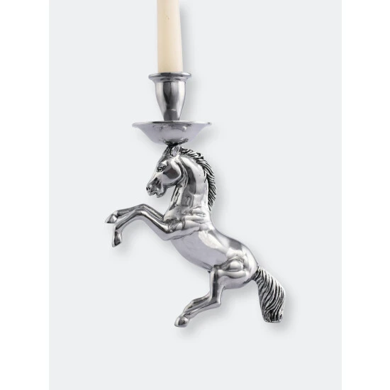 Arthur Court Designs Rearing Horse Candlestick Decorative Accents - Image 2