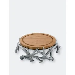 Arthur Court Designs Antler Cheese Pedestal Serveware