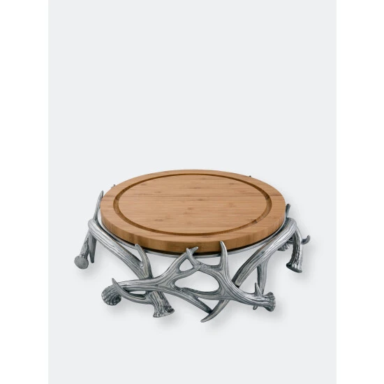 Arthur Court Designs Antler Cheese Pedestal Serveware
