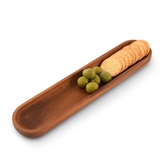 Arthur Court Designs Wood Cracker Tray Serveware - Image 2