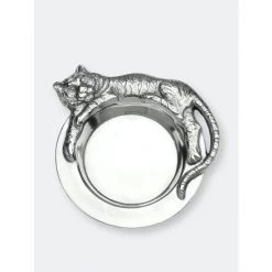 Arthur Court Designs Tiger Wine Coaster Barware