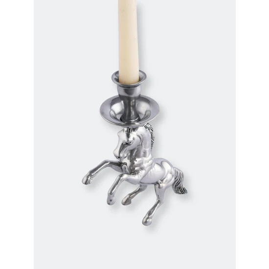 Arthur Court Designs Rearing Horse Candlestick Decorative Accents - Image 4