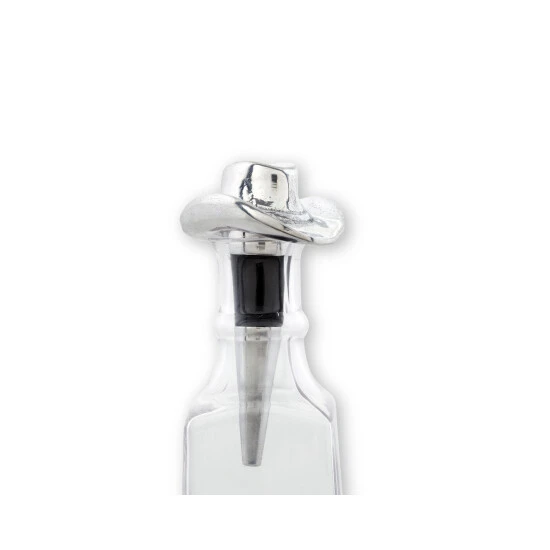 Arthur Court Designs Cowboy Hat Bottle Stopper Barware - Image 2