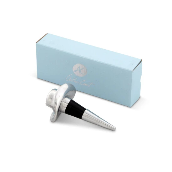 Arthur Court Designs Cowboy Hat Bottle Stopper Barware - Image 3