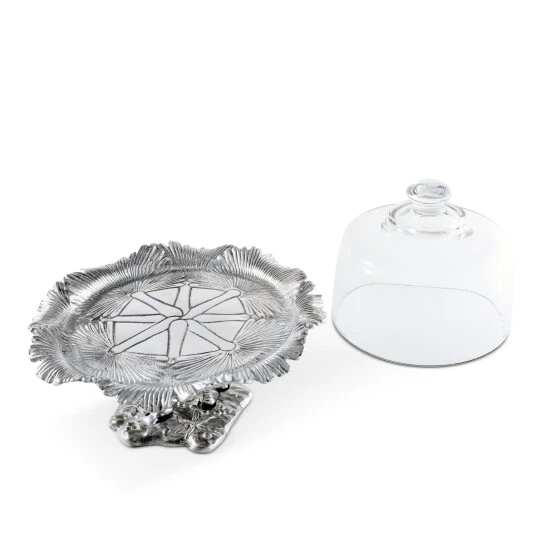 Arthur Court Designs Elephant Plate With Glass Dome Serveware - Image 7