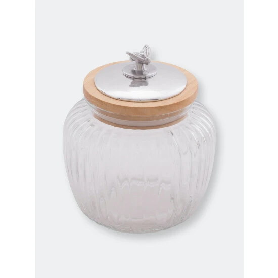 Arthur Court Designs Honey Bee Glass Canister Kitchen