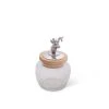 Arthur Court Designs Deer / Elk Glass Canister Kitchen