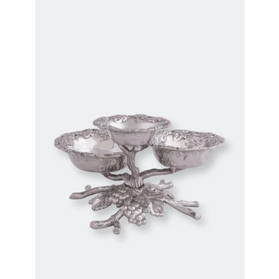 Arthur Court Designs Grape 3-Tiered Bowl Dinnerware & Flatware - Image 2