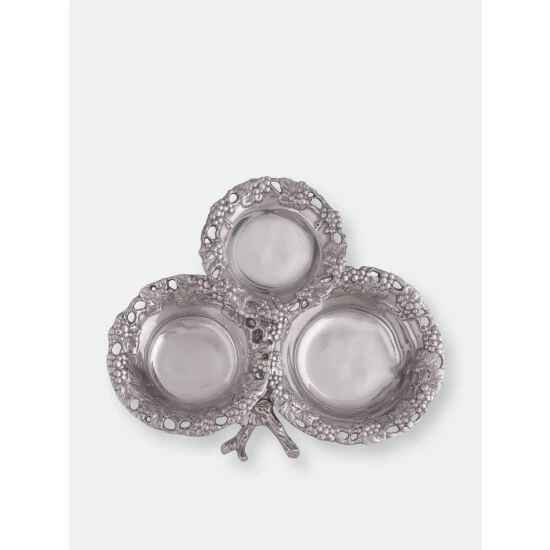 Arthur Court Designs Grape 3-Tiered Bowl Dinnerware & Flatware - Image 3