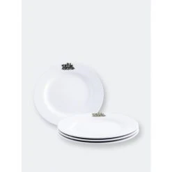 Arthur Court Designs Magnolia Melamine Lunch Plates - Set Of 4 Dinnerware & Flatware