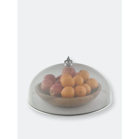 Arthur Court Designs Fleur De Lis Stainless Mesh Picnic Cover Serveware - Image 2